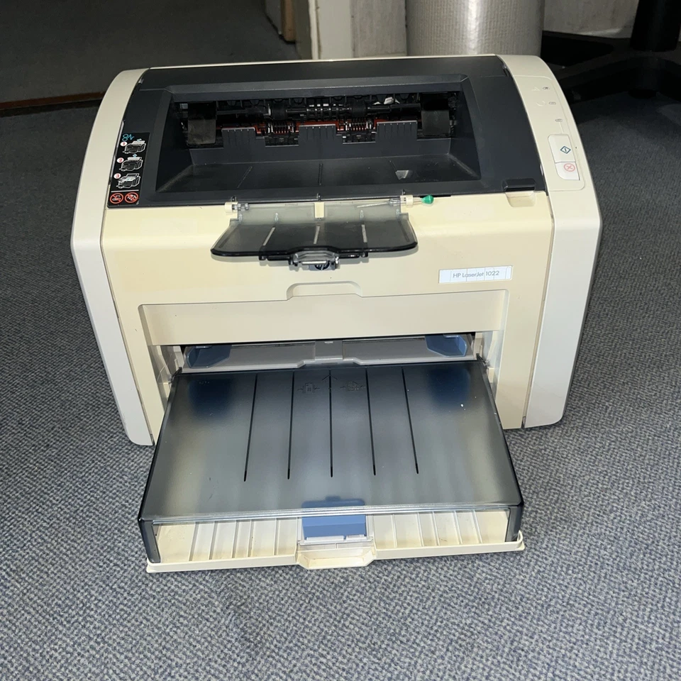 HP LaserJet 1022- Laserdrucker S/W, USB, Gebraucht, funktioniert - Bild 2 von 4