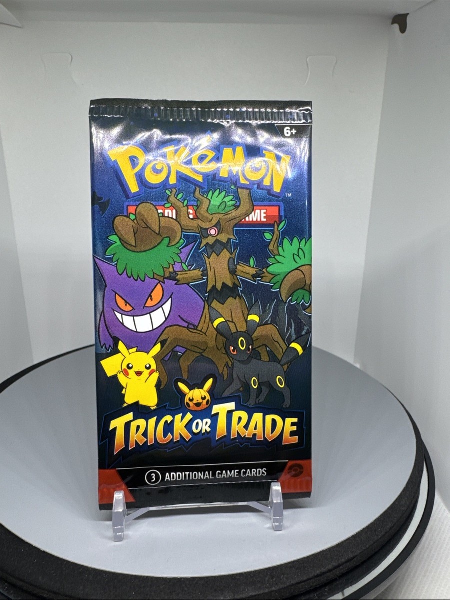 Pokmon Trick or Trade 2024 Booster Pack | 3 Cards | Sealed