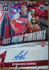 Kyshawn George Auto (RC) 2024-25 Panini Donruss Optic Washington Wizards