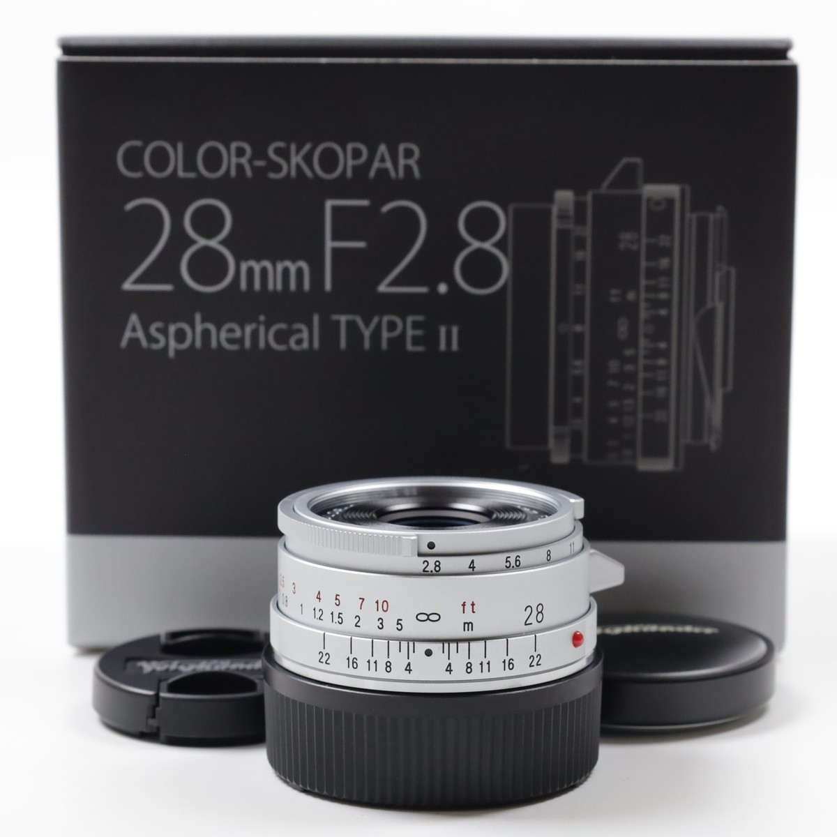 voigtlander 28mm F2.8  Type II VM シルバー Voigtlander 28mm f/2.8 Color-Skopar Aspherical VM Type II