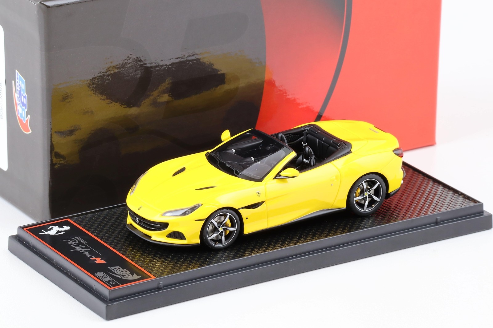 1:43 BBR Ferrari Fino M Spider Giallo Modena Yellow - Limited 48 Pcs
