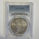 1891-S PCGS MS-62 MORGAN SILVER DOLLAR
