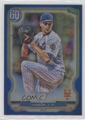 2020 Topps Gypsy Queen Box Topper Chrome Blue Refractor 95/99 Jacob deGrom 08jk