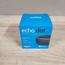 Amazon Echo Dot 3rd Gen Smart Speaker Black Alexa Bluetooth Wi-Fi
