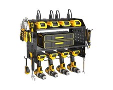 Power Tool Organizer Wall Mount, 3 Layer Char...