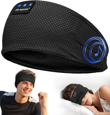 Ink-Topoint Sleep Headphones Headband Bluetooth 5.4, Sports Wireless Earphones S