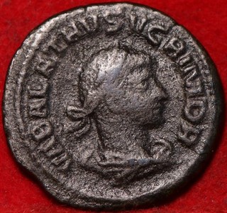 270 271 AD Ancient Rome Vabalathus AE Coin