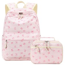Girls Backpack Set with Lunch Box for Preschool Kindergarten Elementary School