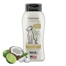 Dog Shampoo Oatmeal Moisturizing Cleanser Coconut Scent Itch Relief Wash Soap
