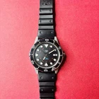 Vintage TIMEX Diver Watch Indiglo Analog Quartz Working
