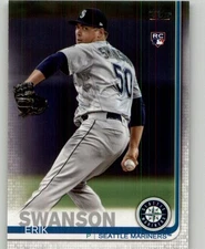 2019 Topps Update Erik Swanson Rookie #US97 RC Seattle Mariners