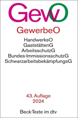 Gewerbeordnung. GewO ~  ~  9783423532716