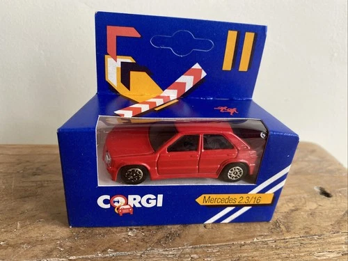 Vintage Corgi Junior Mercedes 2.3 Red Made In Gt Britain 1984 VGC AW925
