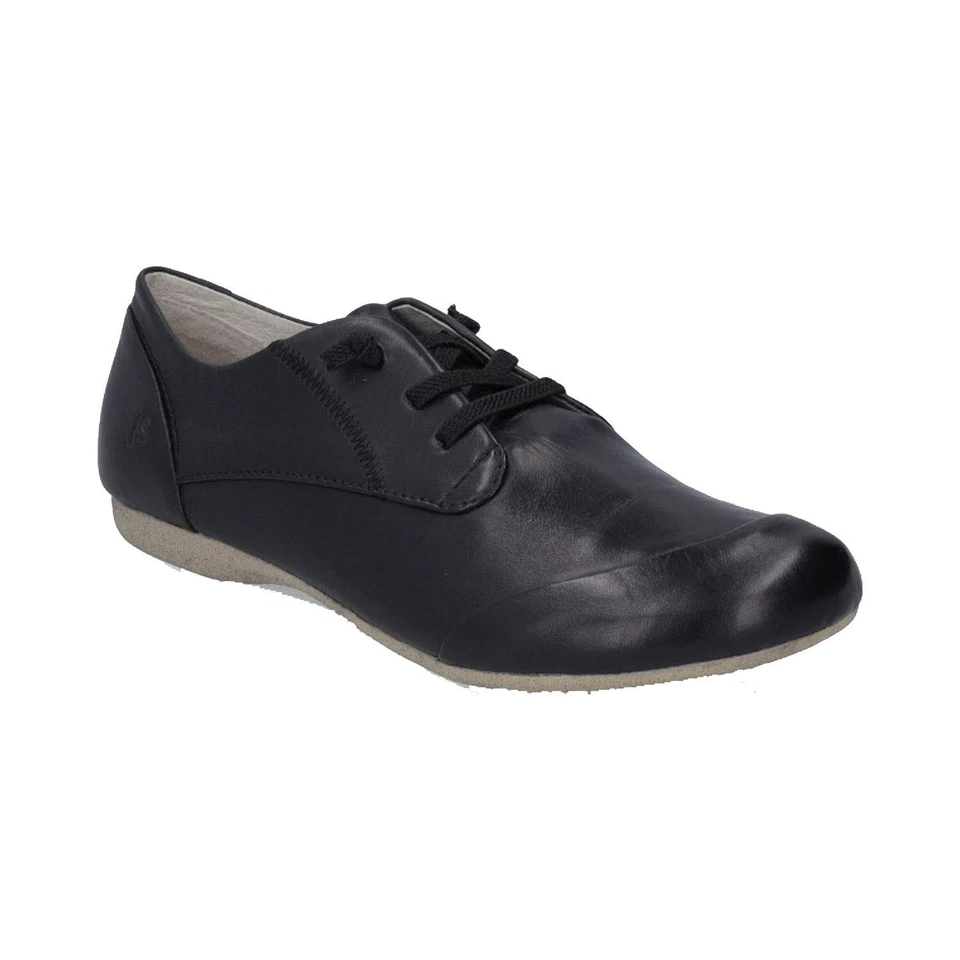 Josef Seibel Fiona 01 Noir Chaussures Basses Sportives Cuir Tailles 43/37/39 - Photo 1/1