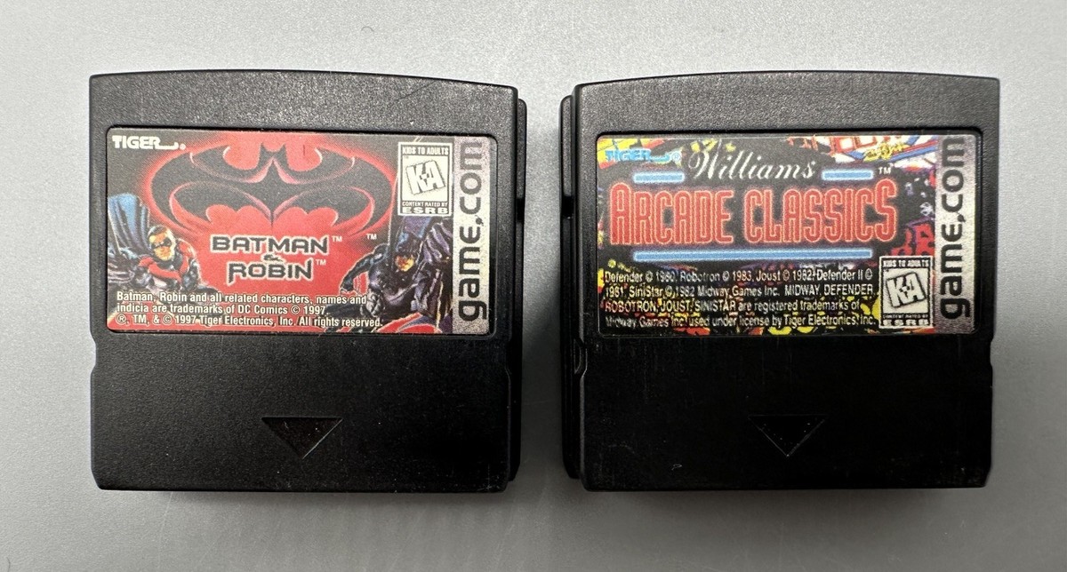 Tiger Game.com Handheld (1997) with Two Games FOR PARTS OR REPAIR