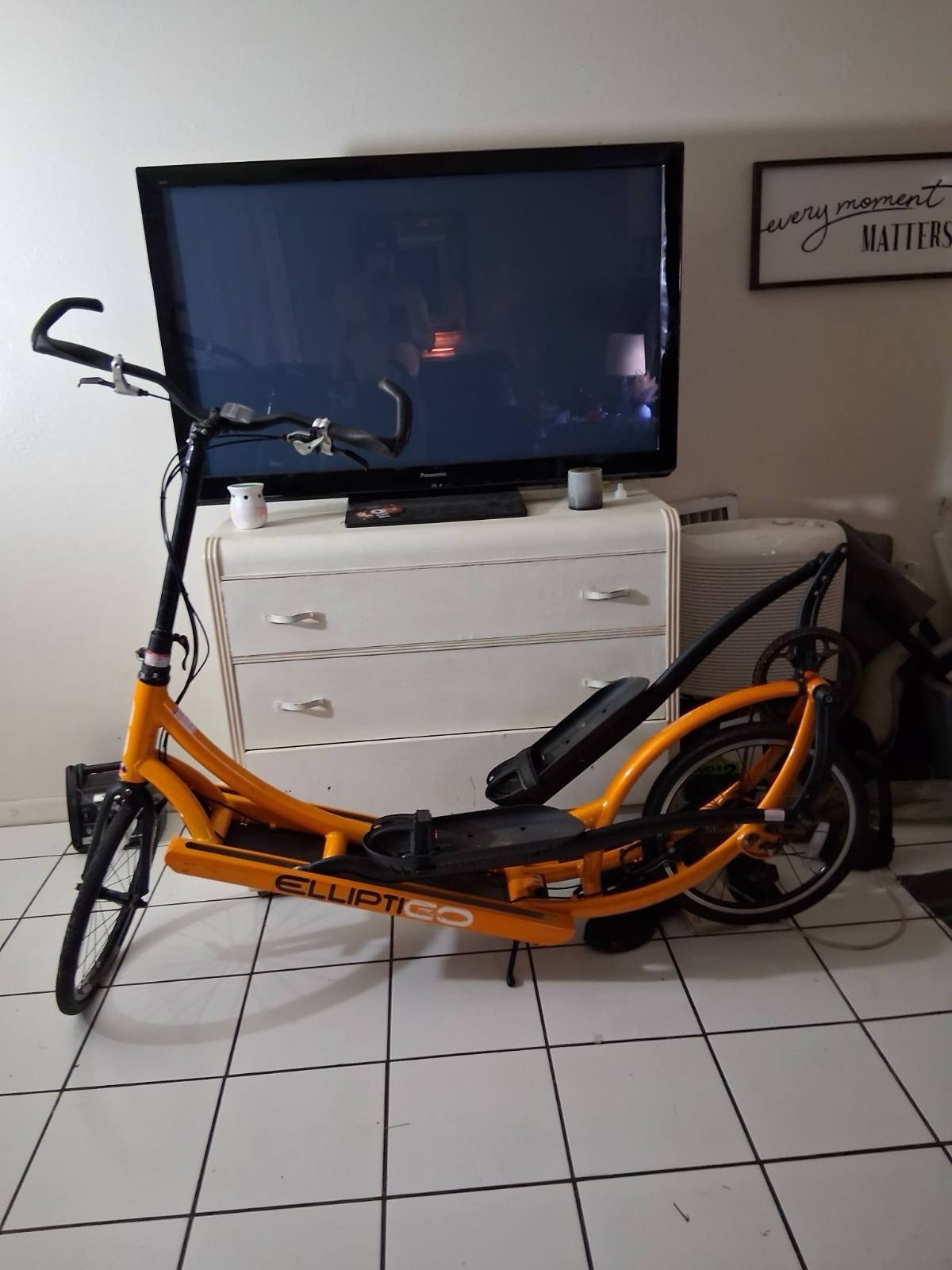 ElliptiGO BCD130 Orange Outdoor Elliptical Bike for Gym & Training