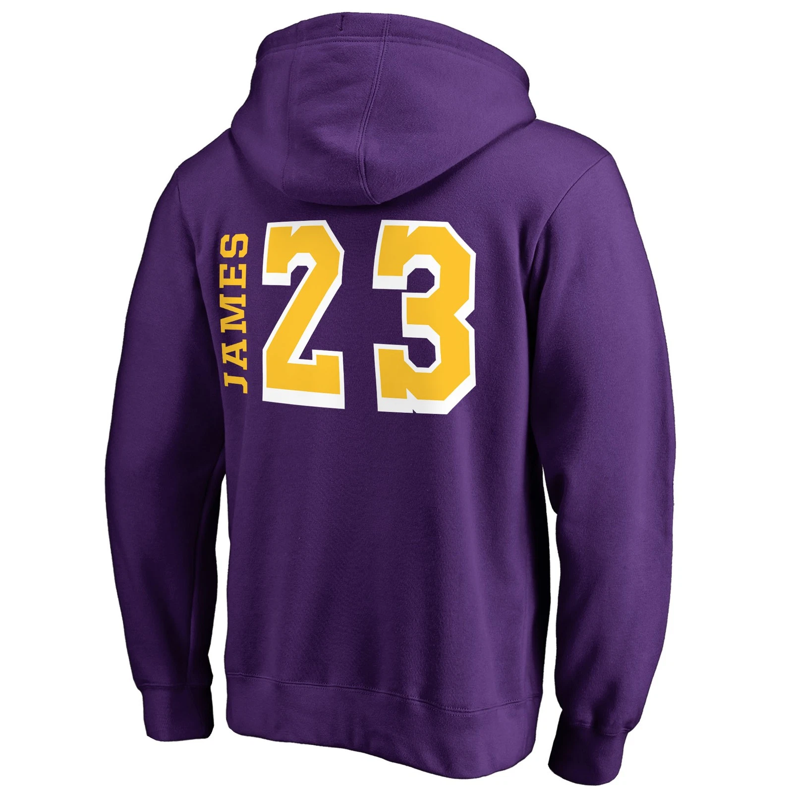 LeBron James Purple LA L.a.k.e.r.s Sidesweep Name & Number Pullover, Gift for Fan