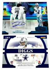 2023 Plates & Patches Football Marquee Marks Platinum Trevon Diggs Autograph 1/1