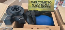Portable 5L Beer Dispenser, Blue/Black Plasti...