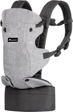 Go4 Marsupio Ergonomico per Neonati, 4 Posizioni: Fronte Mamma E Fronte Strada, 