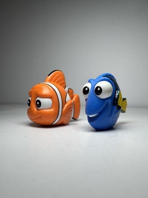 Disney Pixar Finding Nemo Bandai 2015 Marlin Dory Orange Black Blue Figure 2 