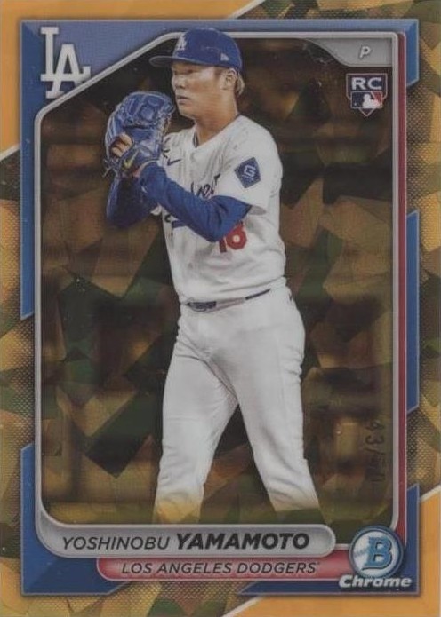 2024 Bowman Chrome Sapphire Edition - Yoshinobu Yamamoto #73 for