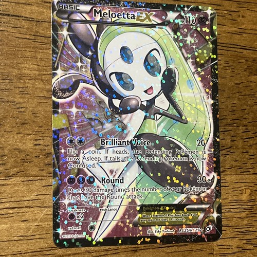 Carta Pokémon TCG Meloetta EX Full Art Ultra Rara RC25/RC25 - Foto 2 di 8