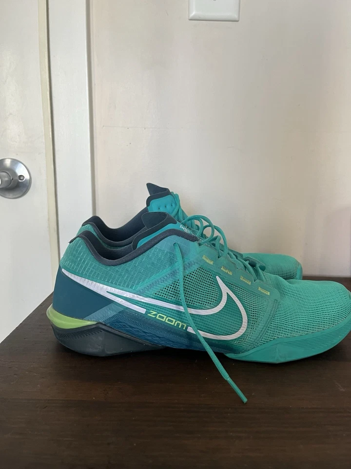 Nike Zoom Metcon Turbo 2 verde negro para hombre talla 11 DH3392 302 Foto 2 de 4