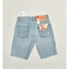 NEW Levi's Boy's Bermuda Denim Shorts Cotton Blue Size 16 Reg Zip 511 Slim