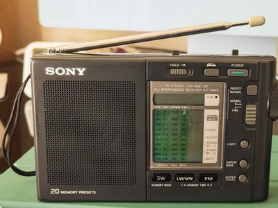 SONY ICF-SW40 PLL シンセサイザーレシーバー　フルセット Junk Sony ICF-SW40 Portable World Band Pocket Shortwave Radio