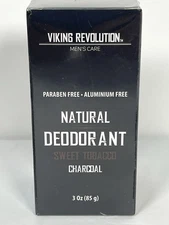 Viking Revolution Pure Natural Deodorant For Men Sweet Tobacco Scent.