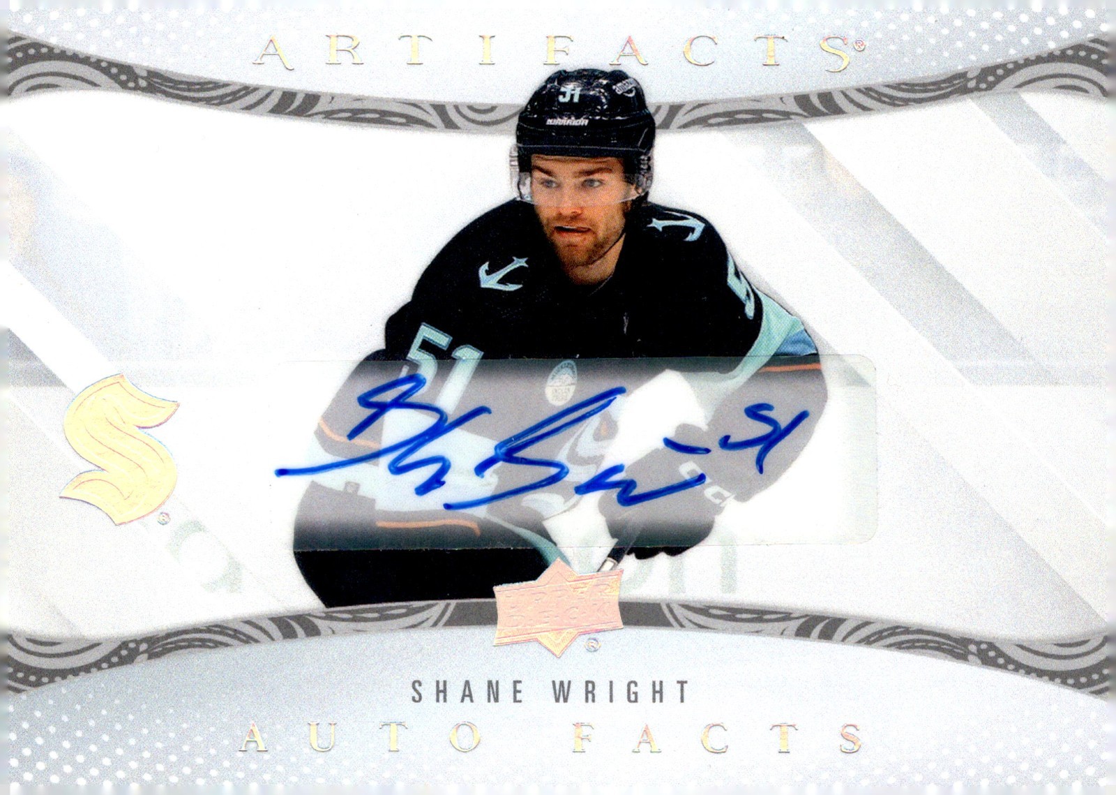 2024-25 UPPER DECK ARTIFACTS AUTO FACTS #AF-SW SHANE WRIGHT