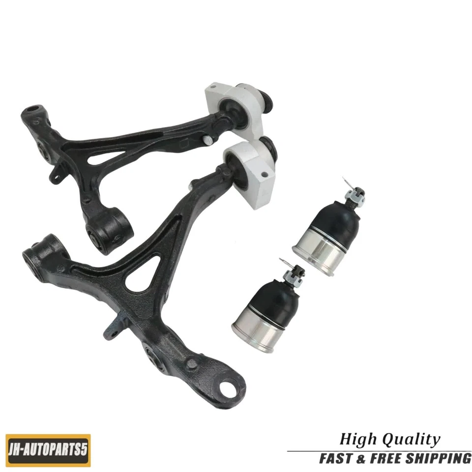 Fits 2009-2014 ACURA TL 4Pcs Front Lower Control Arms+ Lower Ball Joints - Imagem 3 de 4