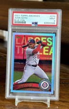 2011 Throwback Juan Soto Blue Foil Serial # /25 Image PSA 9 2021 Archives POP 2!