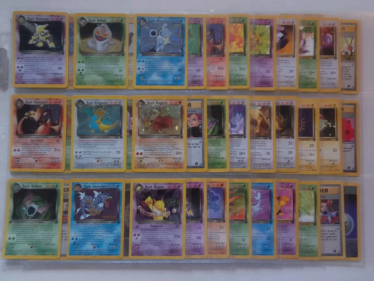 Pokémon Trading Card Complete Team Rocket Sets in English for sale