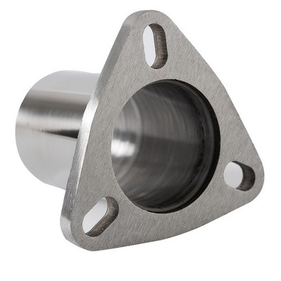 Universal Semi Direct Fit Exhaust Converter Pipe 2.5''OD 3-Bolt Flange Repair ...