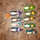 VTG Remco TMNT Poppin Pins Bowling Game Replacement Part Lot Bebop Mikey Leo Don