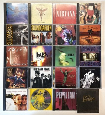 20x Grunge CD Lot (Nirvana, Soundgarden, Alice In Chains, Pearl Jam, Toadies)
