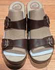 Dansko Sophie Vintage Pull Up Two Strap Sandal Teak Size  42 — photo 1