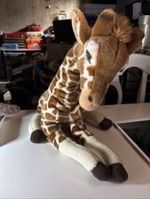 FAO Schwartz 2018 14 inch Sitting Baby Giraffe Plush Toy