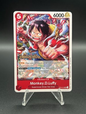Monkey.D.Luffy • ST01-012 Treasure Cruise Tournament Pack One