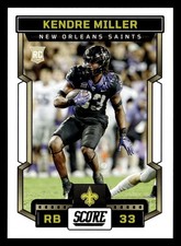 Kendre Miller 2023 Score #321 New Orleans Saints ROOKIE Buy10get5FREE