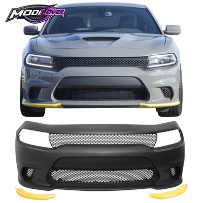 Fits 2015-2023 Charger SRT Hellcat Conversion Front Bumper Cover Replacement