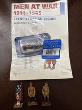 delPrado WW1 Era Figures w/ Sealed Foreign Legionaire