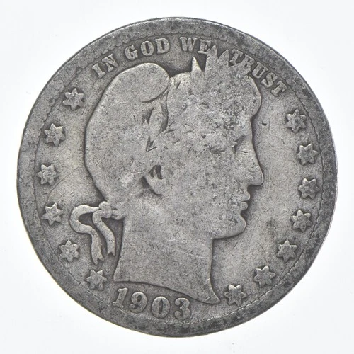 1903-S Barber Quarter Average Circ