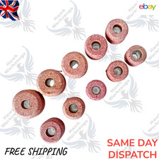 Valve Seat Grinder Stones 10 Pcs Set – 9/16" Thread Vitrified Bond for Black