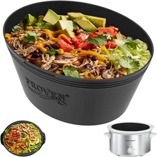 4 Quart Crockpot Liner Silicone Slow Cooker Liner, Compatible with Crock Pot, Ha