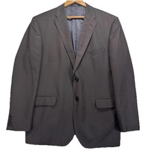 Ermenegildo Zegna Sports Coat sz 44r Brown Wool Silk Union Made USA