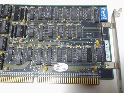 Vintage 2MB RAM Expansion Card 16-bit ISA for 286/386 Retro PC