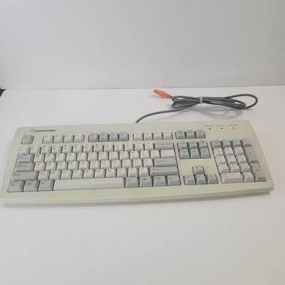 Vintage Gateway 2000 PS/2 Wired Keyboard 2196003-00-111 Beige QWERTY Retro PC
